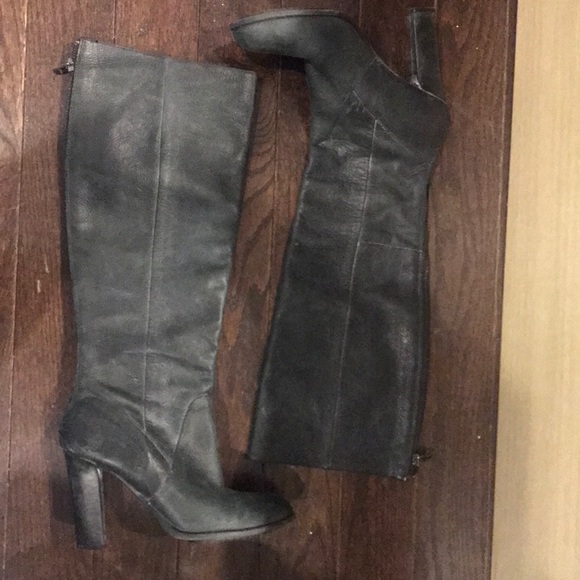 Enzo Angiolini black leather boots size 6 - Picture 2 of 8